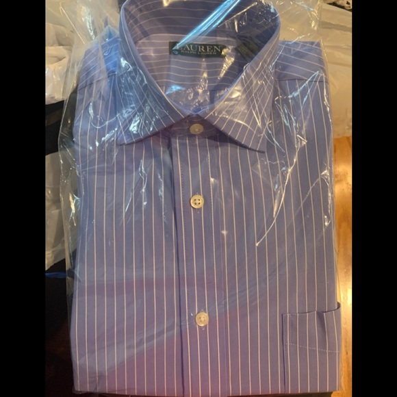 Ralph Lauren 15 34/35 Mens Button Down Dress Shirt - Picture 2 of 4